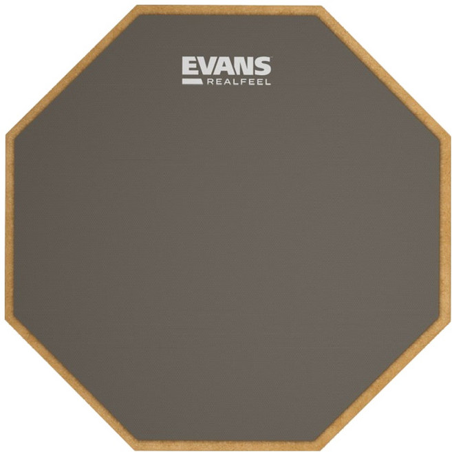 에반스 12인치 드럼 연습패드 RF12G, 혼합색상, 1개