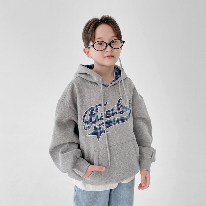 BerryCloset 青少年 About Vintage 刷毛寬鬆連帽T恤