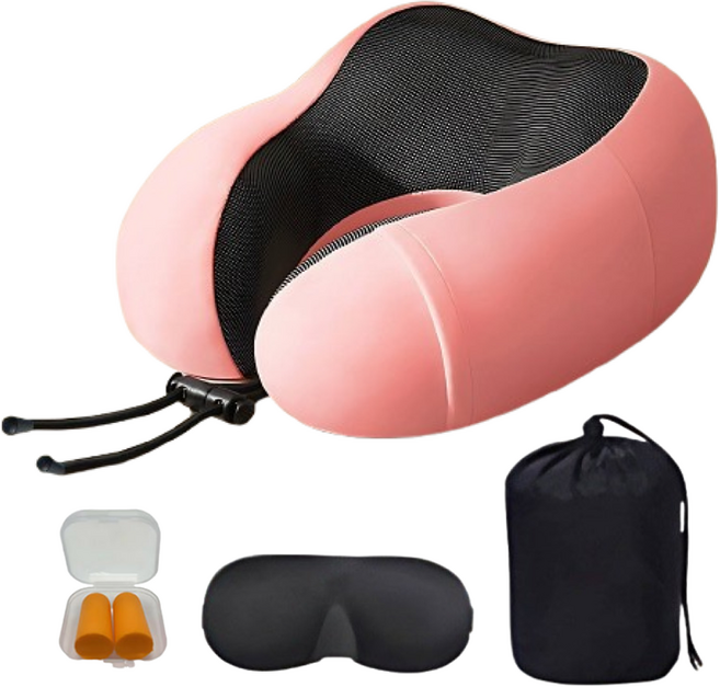 벨리안 여행 필수품 기내용 목베개 + 안대 + 귀마개 세트