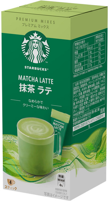 스타벅스 말차라테, 24g, 4개입, 1개