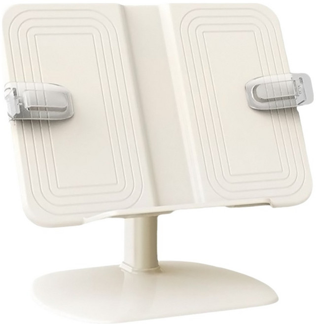 투데이리빙 확장형 와이드 어린이 독서대 + 스틱 + 스티커 2p 세트 CD FFU AL020W, 화이트