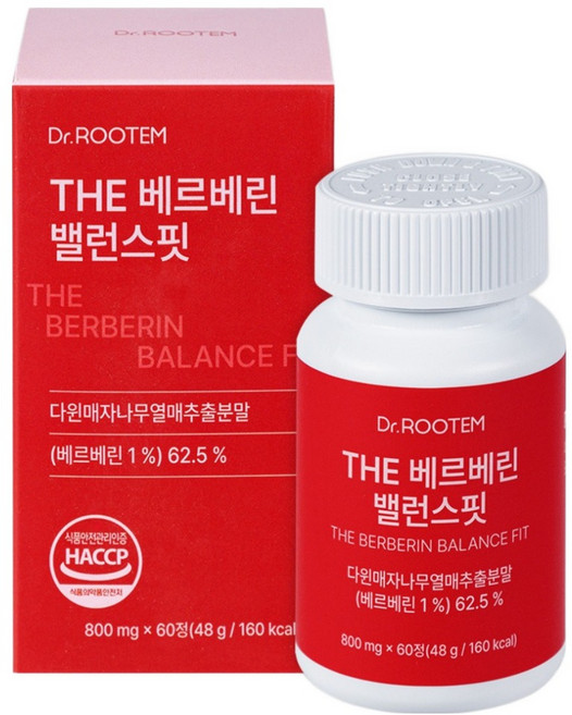 닥터루템 정품 THE 베르베린 밸런스핏, 60정, 48g, 1개