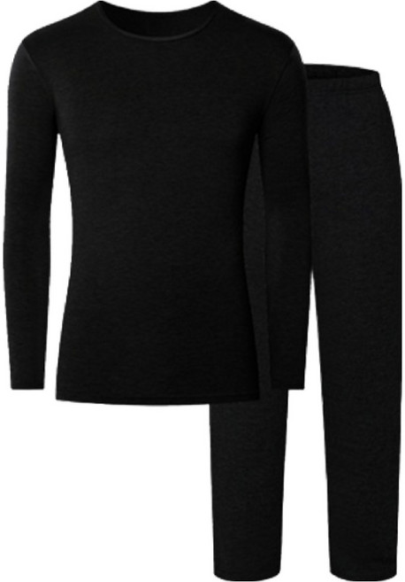 히트핏 남성용 융 기모 털 인조 양모 상하의 내의