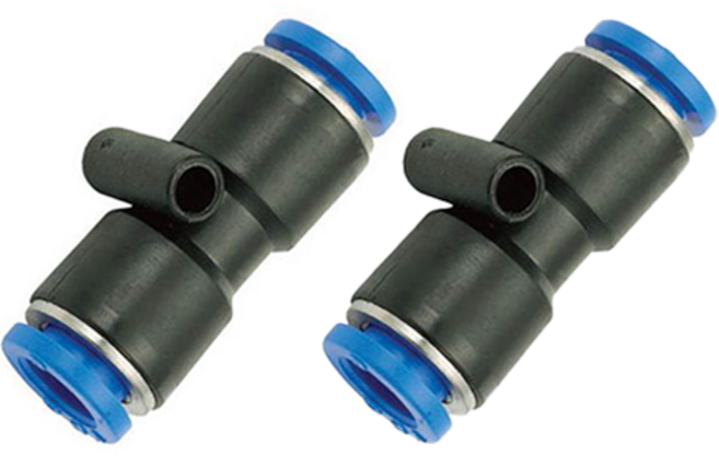 KPC 에어 원터치 휘팅 부속 피팅 PUC 일자연결소켓 PUC6, 2개