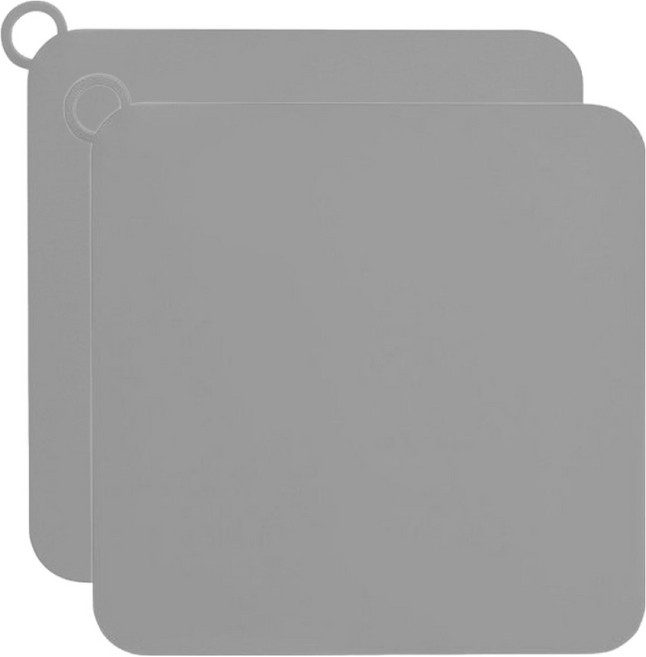 솔브리빙 냄새차단 실리콘 배수구 커버 2p, 그레이