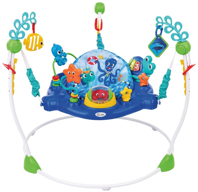 베이비아인슈타인 오션 디스커버리 점퍼 아기 점퍼루 쏘서 발육 완구 장난감, 혼합색상, 1개