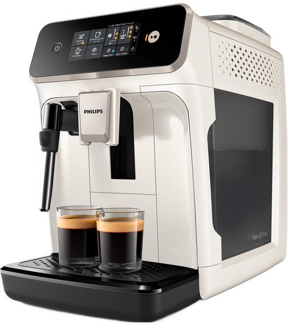 필립스 1200 전자동 에스프레소 커피머신 + 밀크 스팀봉, EP1221/69, 샌드