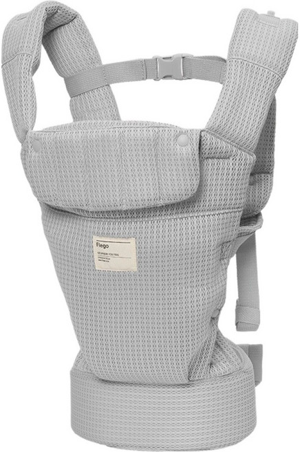 피에고 제로 메쉬 아기띠 캐리어, 라이트그레이