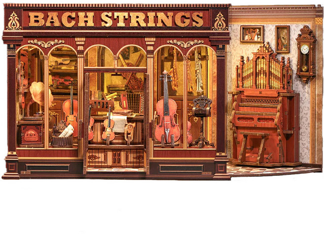 대호토이즈 바흐의 선율 DIY 미니어쳐 하우스 만들기 285p, 혼합색상, 1개