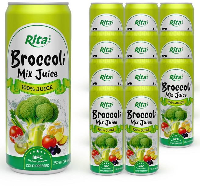 리타 브로콜리 믹스 주스, 12개, 250ml