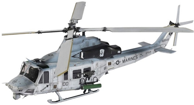 ACADEMY HOBBY MODEL KITS 1 / 35 美國海軍陸戰隊 UH-1Y Viper 直升機塑膠模型 12138, 1個