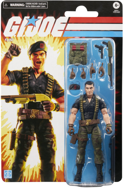 Hasbro 孩之寶 特種部隊精英系列 6吋人物復古吊卡 G09595X00, 1個, Flint