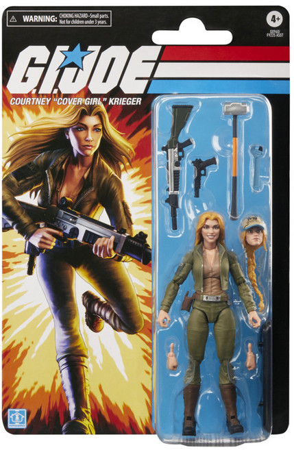 Hasbro 孩之寶 特種部隊精英系列 6吋人物復古吊卡 G09605X00, 1個, Cover Girl