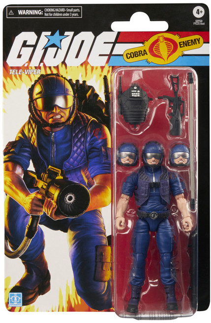 Hasbro 孩之寶 特種部隊精英系列 6吋人物復古吊卡 G09585X00, 1個, Tele-Viper