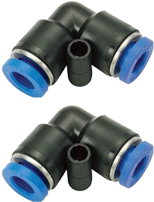 KPC 에어 원터치 휘팅 부속 피팅 PUL 양엘보 PUL12, 2개