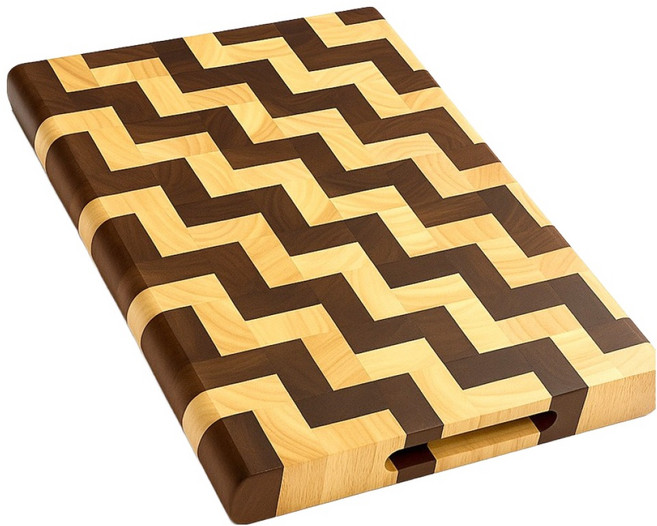 Queen's Living 原木砧板, 1個, 混合顏色