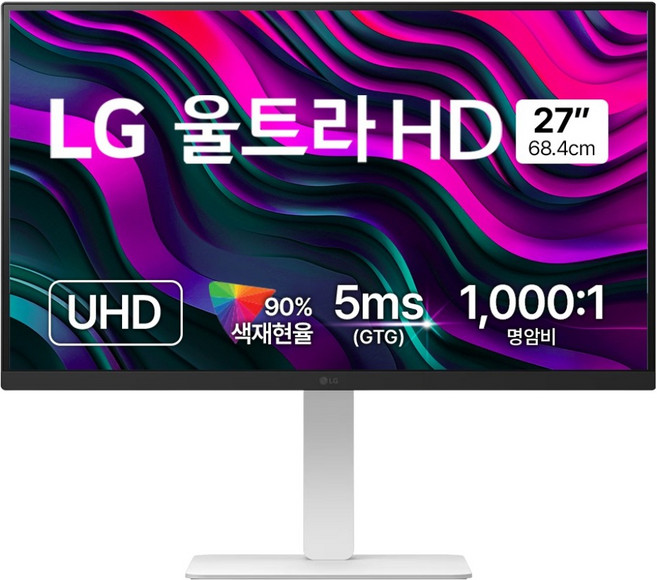 LG전자 4K UHD 모니터 방문설치, 68.4cm, 27US550
