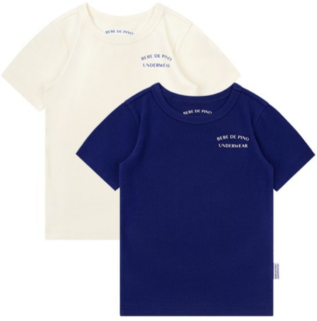 베베드피노언더웨어 아동용 에센셜 이너 티셔츠 2종 세트 BU43UA901