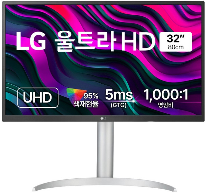 LG전자 4K UHD 울트라HD 모니터 방문설치, 80cm, 32UP830K