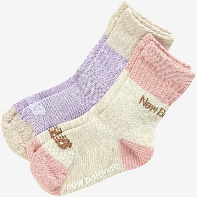 New Balance Kids 撞色襪子2雙組
