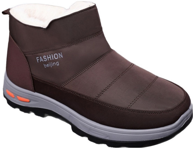 Elsso 男士刷毛內裡冬季防寒雪靴