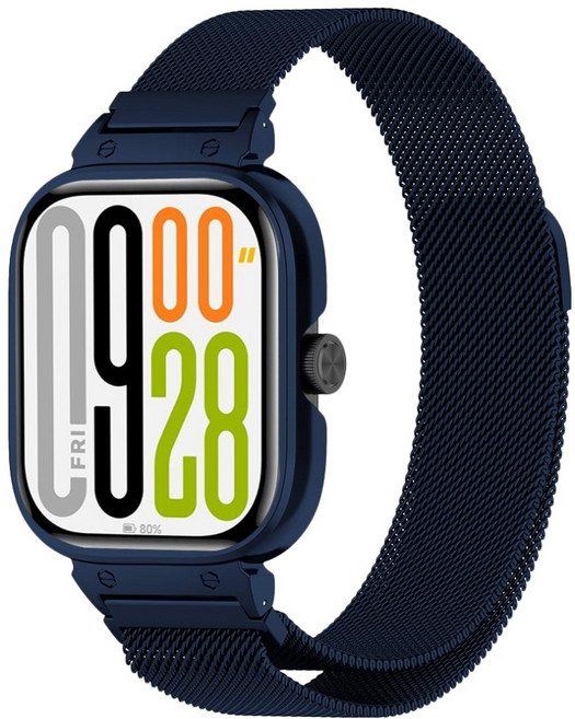 스페이스쉴드 일체형 메탈 스트랩, 미드나잇블루, 1개