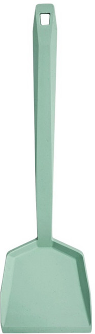 mama cook 媽媽廚 八角柄全矽膠炒鏟, 1個, 綠色