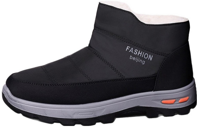 Elsso 男士刷毛內裡冬季防寒雪靴