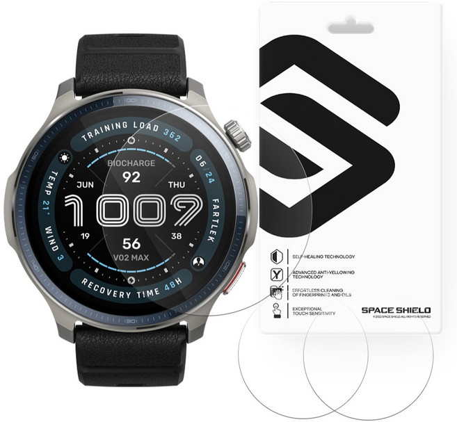 스페이스쉴드 어메이즈핏 밸런스2 아머 플렉스 9H 풀커버 강화유리필름 3p 세트, 투명, 1세트