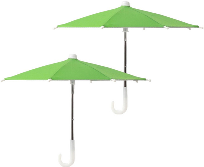 노이원 야외촬영 휴대폰 전용 촬영우산 그린 27cm, 2개