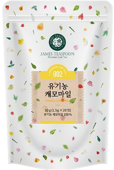 제임스티스푼 유기농 캐모마일차, 1.5g, 20개입, 1개