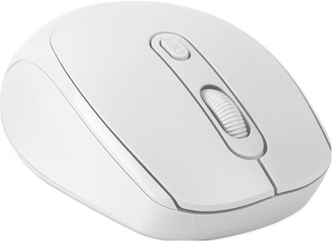 PLEIGO 블루투스 리시버 듀얼 파스텔 무소음 무선 마우스, WHITE, M30