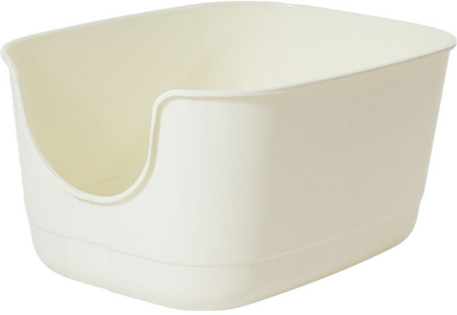 레드퍼피 고양이 코아델 토일렛 + 모래삽 세트, 크림 아이보리, 1세트