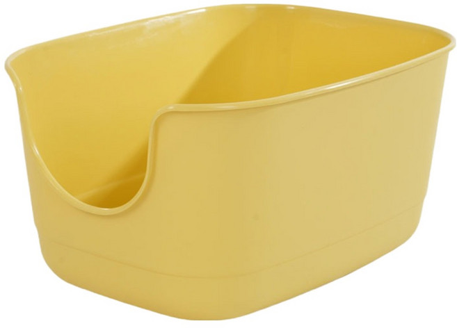 레드퍼피 고양이 코아델 토일렛 + 모래삽 세트, 다크 옐로우, 1세트