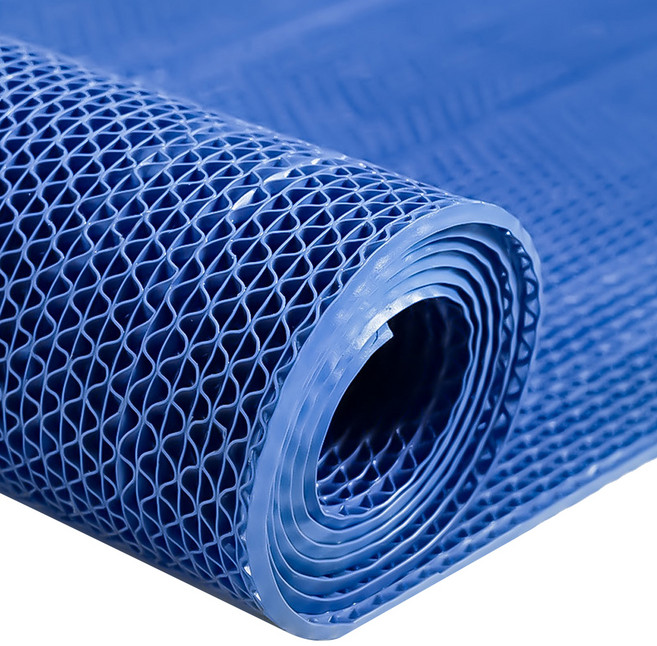 한봄누리 욕실 현관 벌집 다용도 방수매트 60 x 90 cm, 블루, 1개