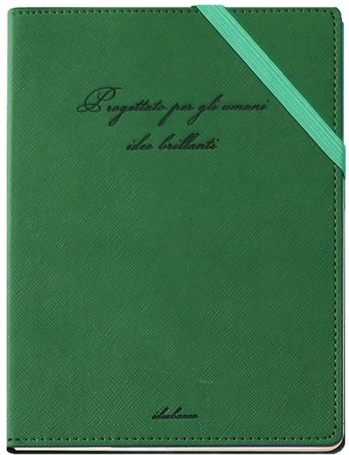 비팬시 마이데이 하드커버 스트랩 카드포켓 만년 다이어리 노트 A5, 그린, 1개