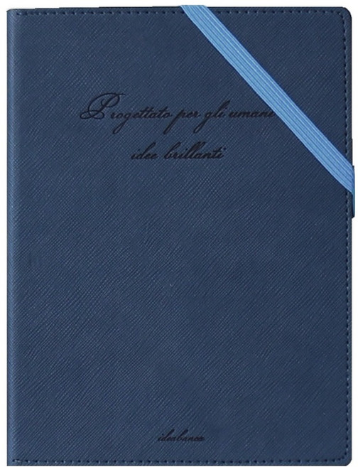 비팬시 마이데이 하드커버 스트랩 카드포켓 만년 다이어리 노트 A5, 네이비, 1개