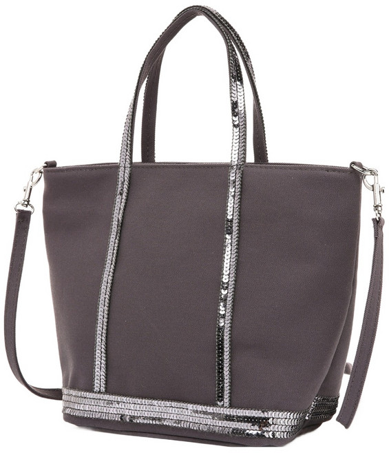 VANESSA BRUNO 亮片裝飾棉質托特包 VIBA5F102