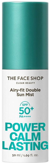 THE FACE SHOP 菲詩小舖 活力鎮靜輕盈服貼雙重防曬噴霧 SPF50+ PA++++, 50ml, 1個