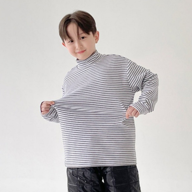 BerryCloset 兒童Maison ST刷毛高領T恤