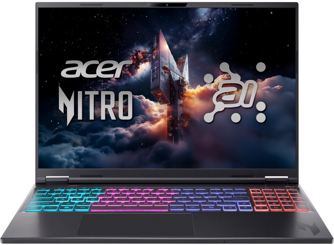acer 宏碁 NITRO 16S AI WQXGA/IPS 16吋, AMD Ryzen AI 9 365, NVIDIA GeForce RTX 5070, 32GB DDR5, 1 TB PCle NVMe SSD, Windows 11 Home, 黑色, AN16S-61-R23D