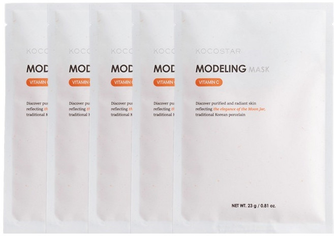 코코스타 모델링 마스크 비타민C, 5개, 1개입