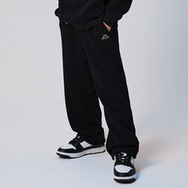 Kappa 兒童刷毛寬褲