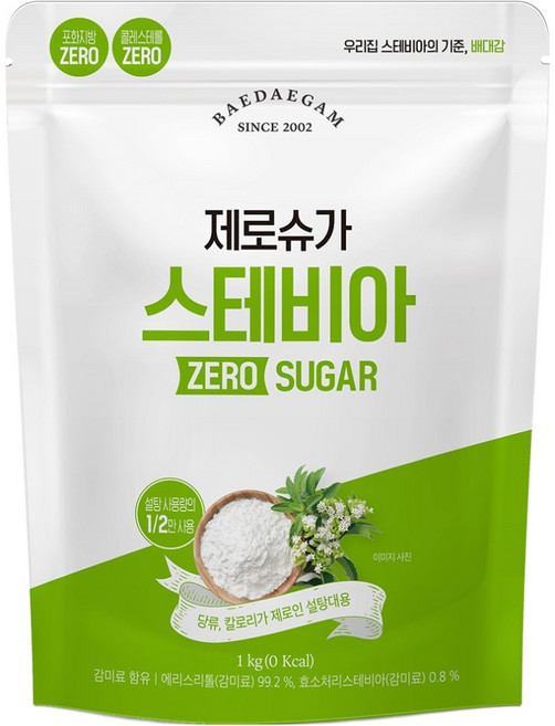 배대감 대용량 제로슈가 스테비아, 1kg, 1개