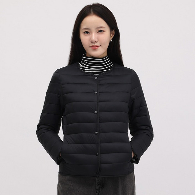 엘쏘 여성용 웰론 가볍고 따뜻한 경량패딩