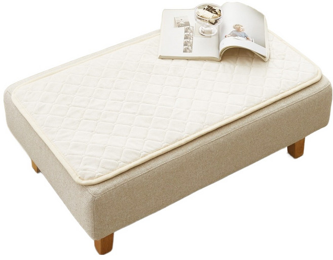 눕자 카본 탄소 소프트극세사 전기방석, 베이지, 2인용(50 x 90 cm)