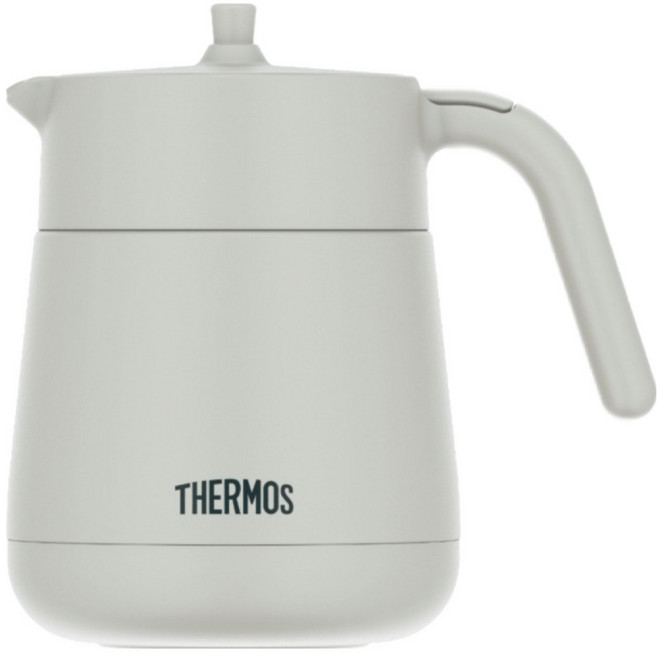 써모스 보온보냉 테이블 티포트 TTE-700K, 써모스 TTE-700K-라이트그레이 LGY, 700ml, 1개