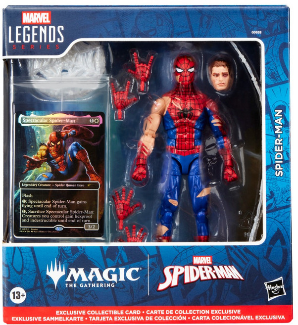 MARVEL 漫威蜘蛛人 6吋傳奇人物 + 魔法風雲會人物卡 G06385L00, 1個