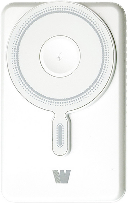 Wephone 5in1磁吸無線多功能行動電源 10000mAh, 銀霧白, WD03-PB10KWC3C2AC1