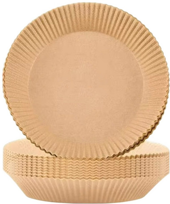 힘멜 에어프라이어 전자렌지 종이호일 원형, 20cm, 1개입, 100개